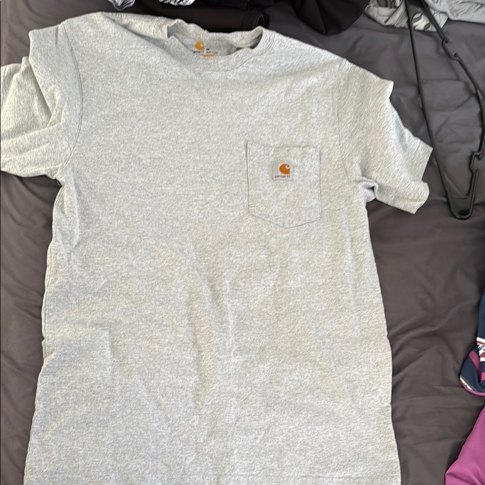Carhartt Gray Pocket T-Shirt
